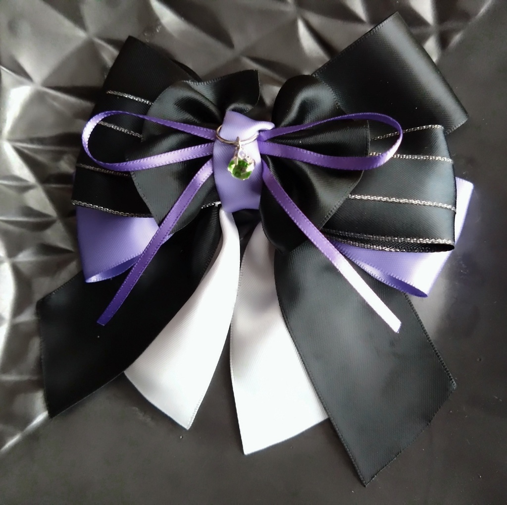 水心子正秀 大典太光世 【夢見蝶の絹飾り】ペンラリボンorバッグチャームorヘアアクセ