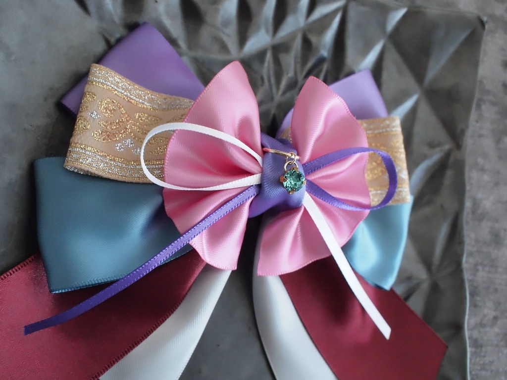 加州清光 歌仙兼定 陸奥守吉行 山姥切国広 蜂須賀虎徹【夢見蝶の絹飾り】ペンラリボンorバッグチャームorヘア