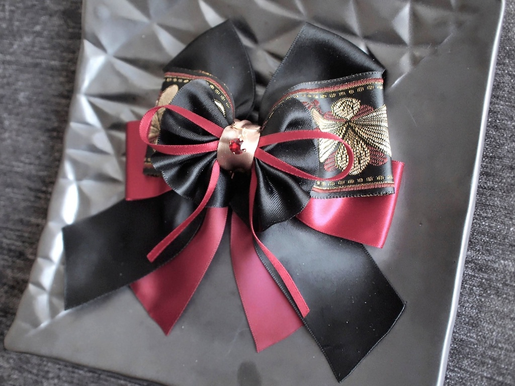 加州清光 歌仙兼定 陸奥守吉行 山姥切国広 蜂須賀虎徹【夢見蝶の絹飾り】ペンラリボンorバッグチャームorヘア