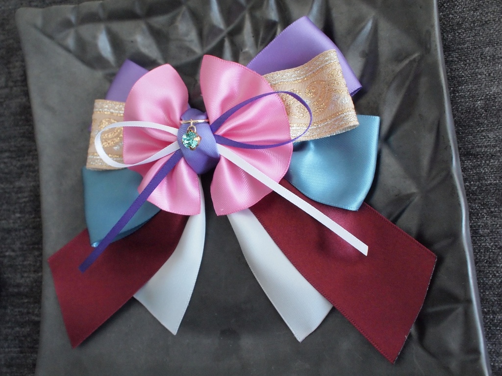 加州清光 歌仙兼定 陸奥守吉行 山姥切国広 蜂須賀虎徹【夢見蝶の絹飾り】ペンラリボンorバッグチャームorヘア