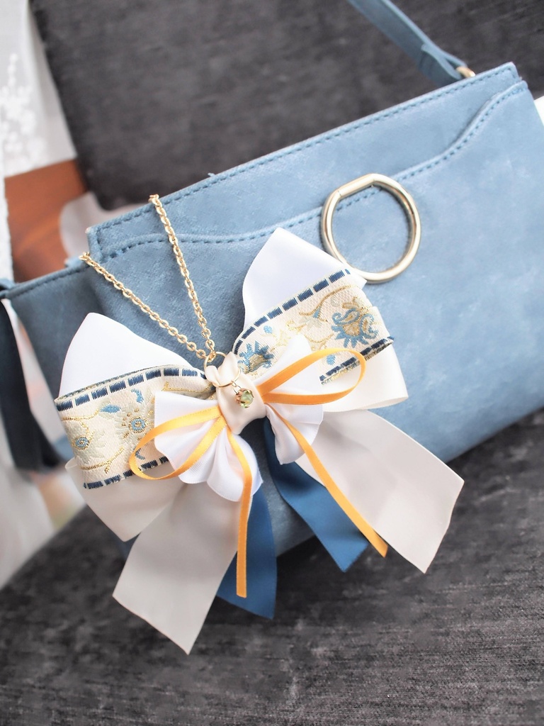 加州清光 歌仙兼定 陸奥守吉行 山姥切国広 蜂須賀虎徹【夢見蝶の絹飾り】ペンラリボンorバッグチャームorヘア