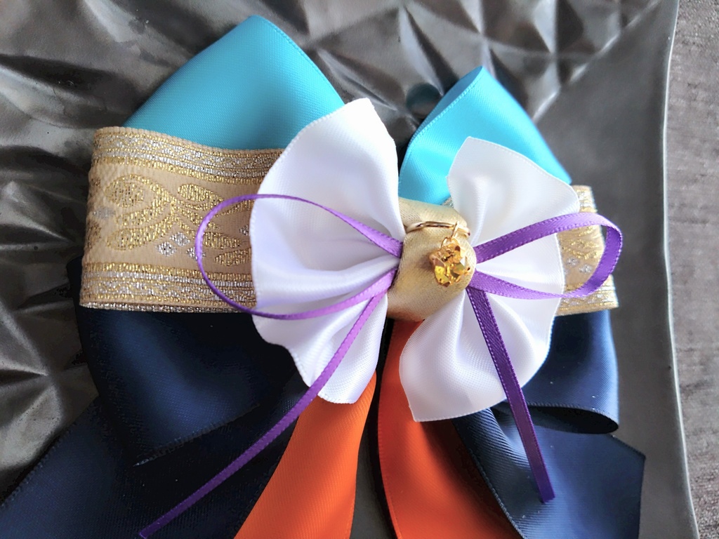 鬼丸国綱 一期一振【夢見蝶の絹飾り】ペンラリボンorバッグチャームorヘアアクセ