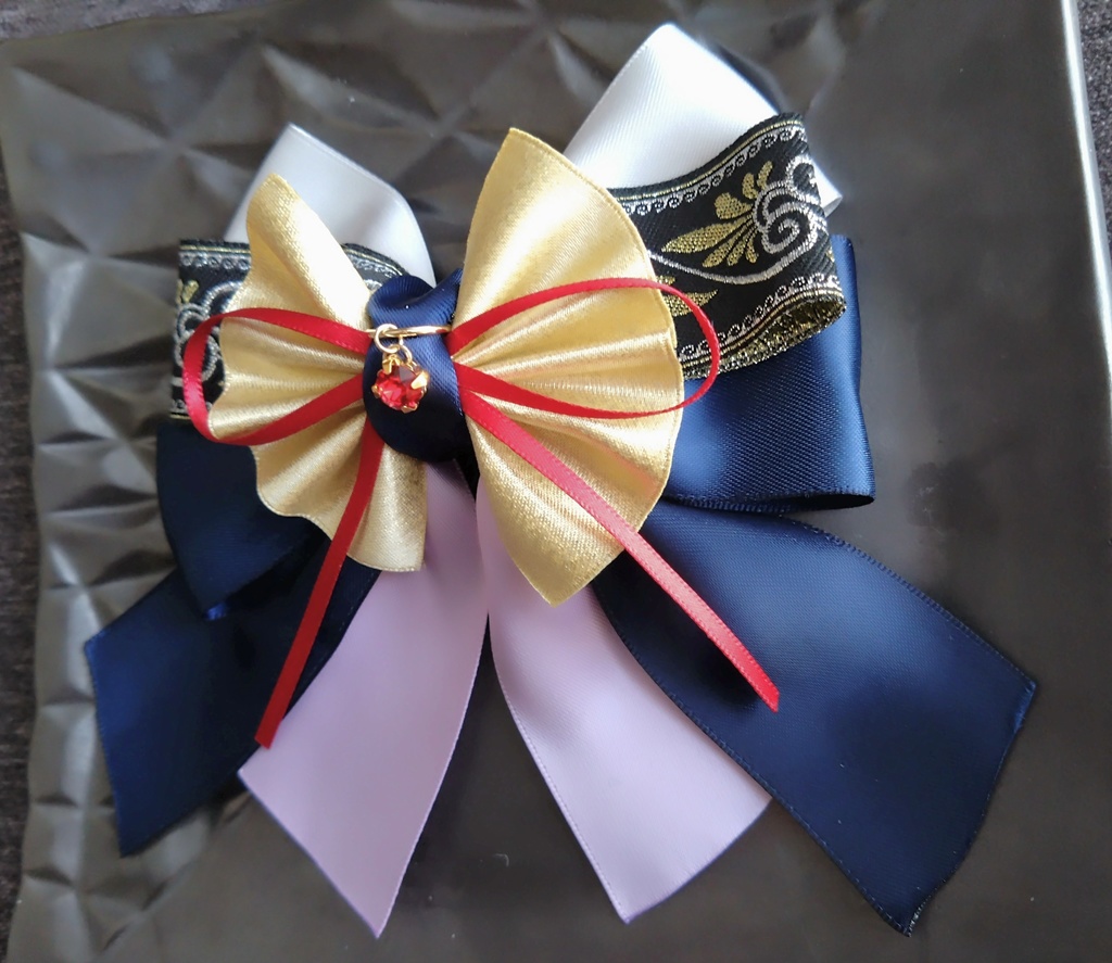 鬼丸国綱 一期一振【夢見蝶の絹飾り】ペンラリボンorバッグチャームorヘアアクセ