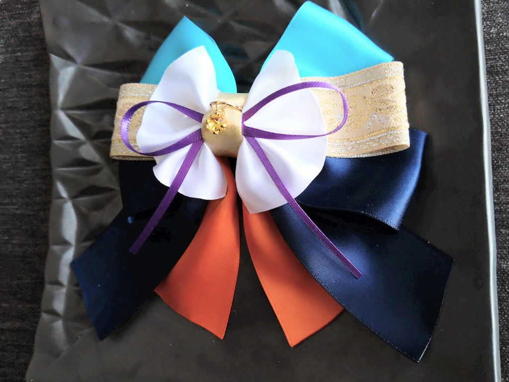 鬼丸国綱 一期一振【夢見蝶の絹飾り】ペンラリボンorバッグチャームorヘアアクセ