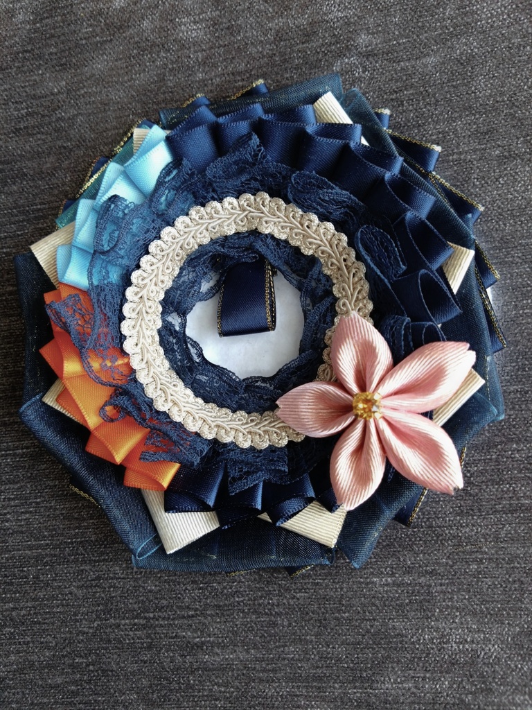 山姥切長義 へし切長谷部 鬼丸国綱 一期一振【雛菊桜のロゼット】