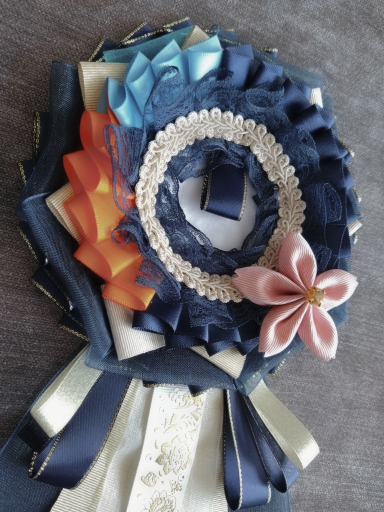 山姥切長義 へし切長谷部 鬼丸国綱 一期一振【雛菊桜のロゼット】