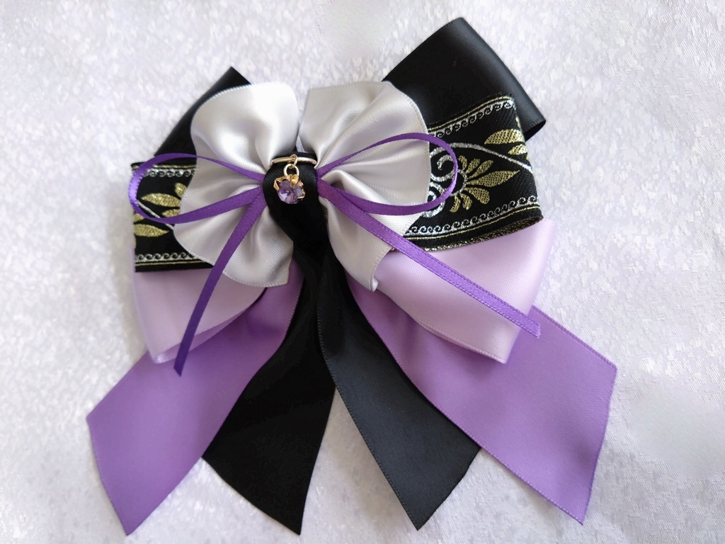 源清麿 膝丸 物吉貞宗 小狐丸 御手杵 巴形薙刀【夢見蝶の絹飾り】ペンラリボンorバッグチャームorヘアアクセ