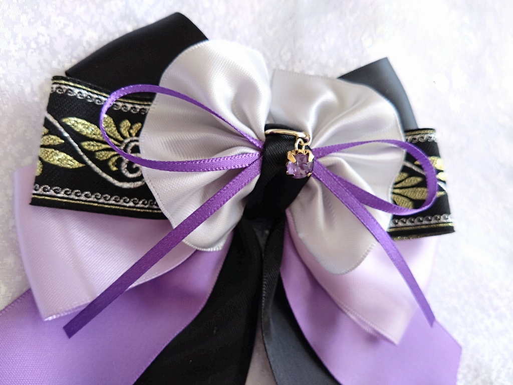 源清麿 膝丸 物吉貞宗 小狐丸 御手杵 巴形薙刀【夢見蝶の絹飾り】ペンラリボンorバッグチャームorヘアアクセ