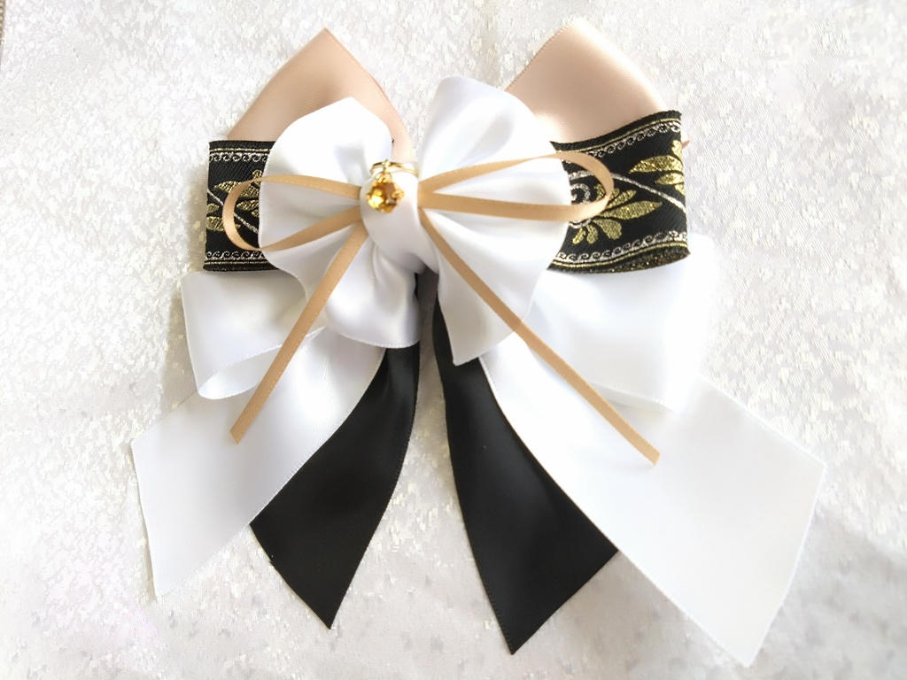 源清麿 膝丸 物吉貞宗 小狐丸 御手杵 巴形薙刀【夢見蝶の絹飾り】ペンラリボンorバッグチャームorヘアアクセ