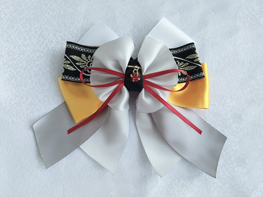 源清麿 膝丸 物吉貞宗 小狐丸 御手杵 巴形薙刀【夢見蝶の絹飾り】ペンラリボンorバッグチャームorヘアアクセ