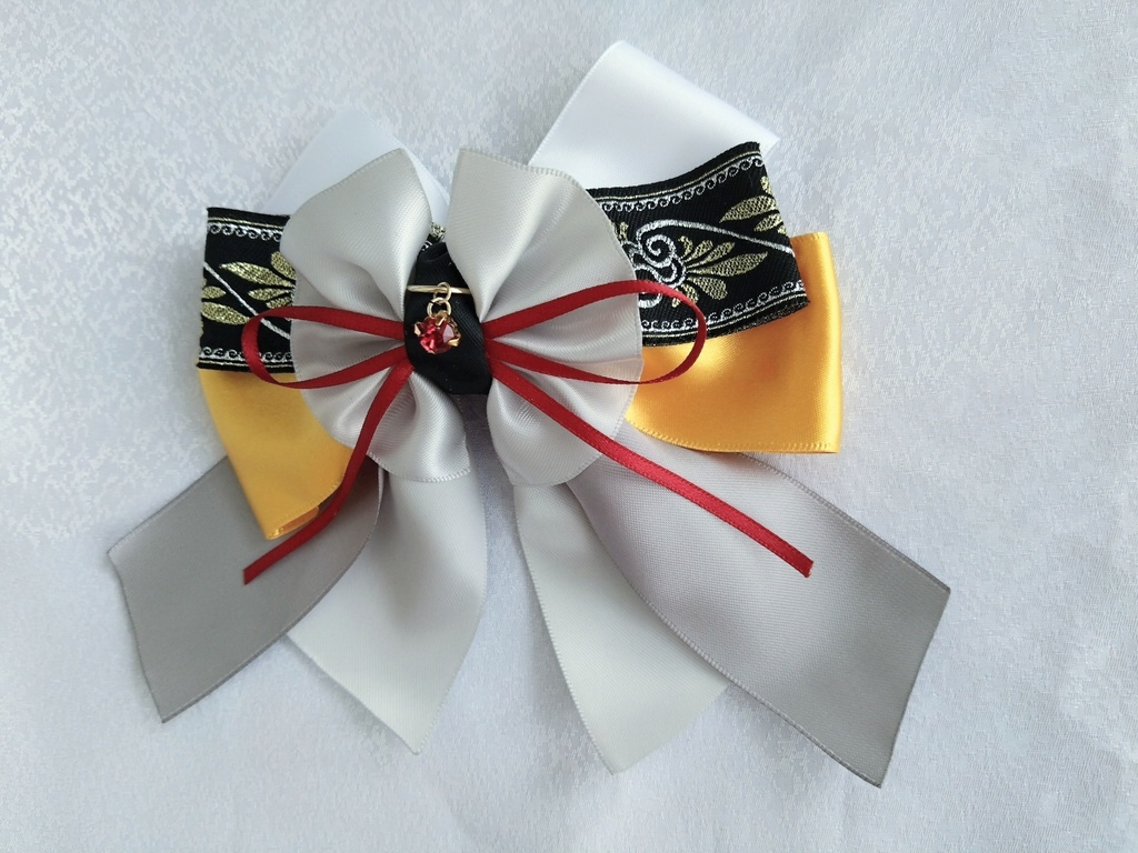 源清麿 膝丸 物吉貞宗 小狐丸 御手杵 巴形薙刀【夢見蝶の絹飾り】ペンラリボンorバッグチャームorヘアアクセ