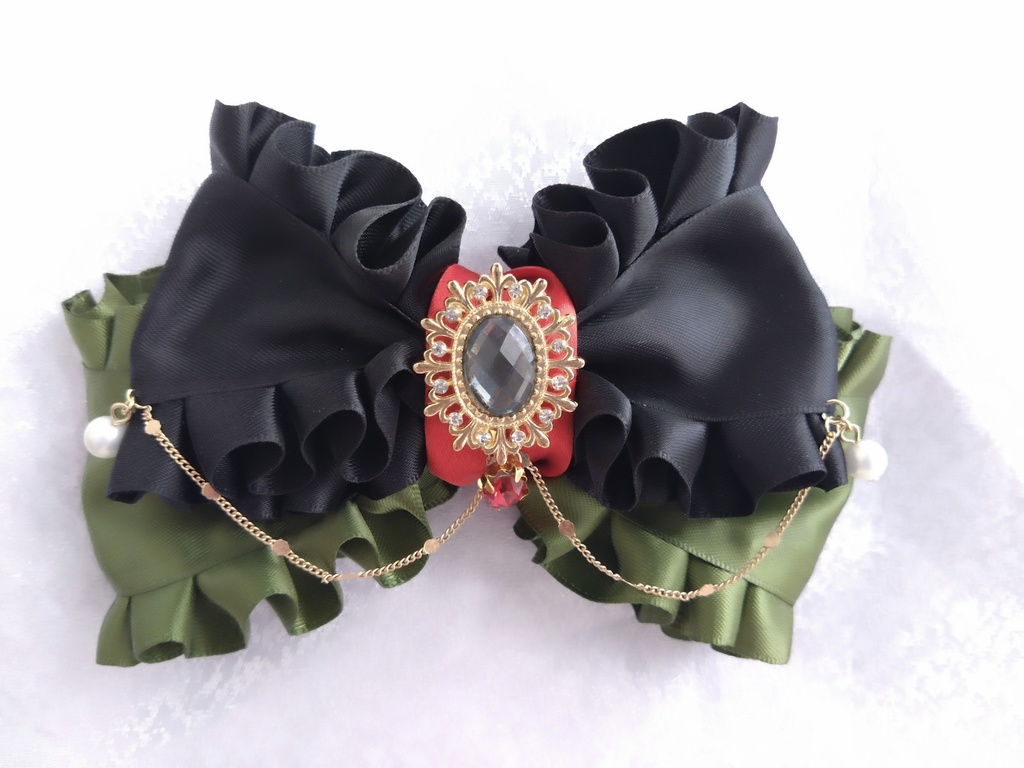 豊前江 篭手切江 松井江 桑名江 五月雨江 村雲江 【金鳳花の絹飾り】ペンラリボンorバッグチャームorヘアアクセ