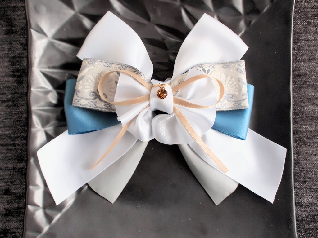 三日月宗近 加州清光 蜂須賀虎徹 鶴丸国永 水心子正秀 大包平 山姥切国広【夢見蝶の絹飾り】ペンラリボンorバッグチャームorヘアアクセ