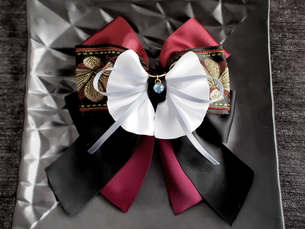 三日月宗近 加州清光 蜂須賀虎徹 鶴丸国永 水心子正秀 大包平 山姥切国広【夢見蝶の絹飾り】ペンラリボンorバッグチャームorヘアアクセ