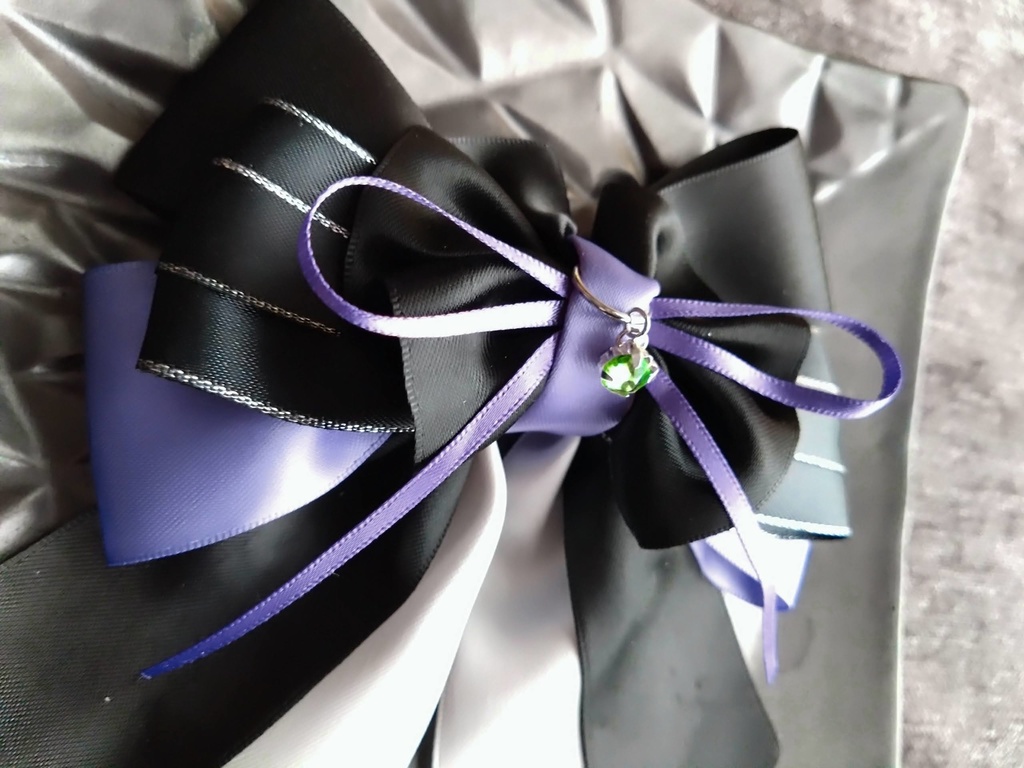 三日月宗近 加州清光 蜂須賀虎徹 鶴丸国永 水心子正秀 大包平 山姥切国広【夢見蝶の絹飾り】ペンラリボンorバッグチャームorヘアアクセ