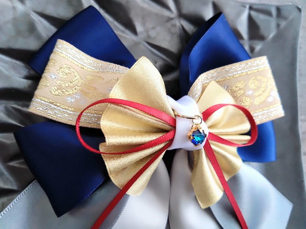 三日月宗近 加州清光 蜂須賀虎徹 鶴丸国永 水心子正秀 大包平 山姥切国広【夢見蝶の絹飾り】ペンラリボンorバッグチャームorヘアアクセ