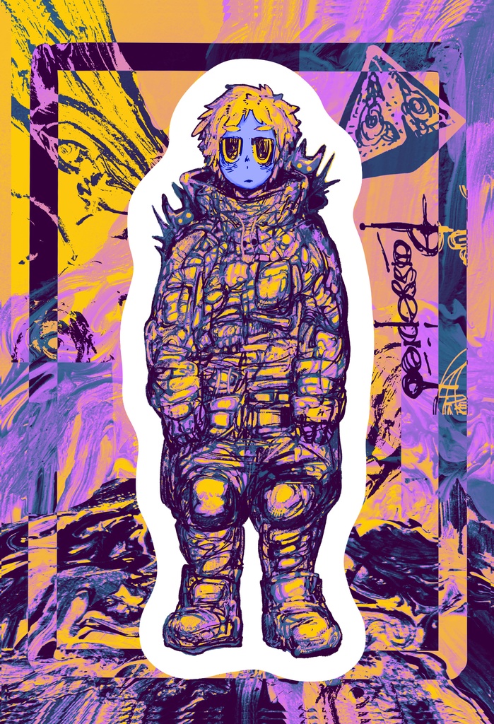 「パスピエ」ステッカー5種セット