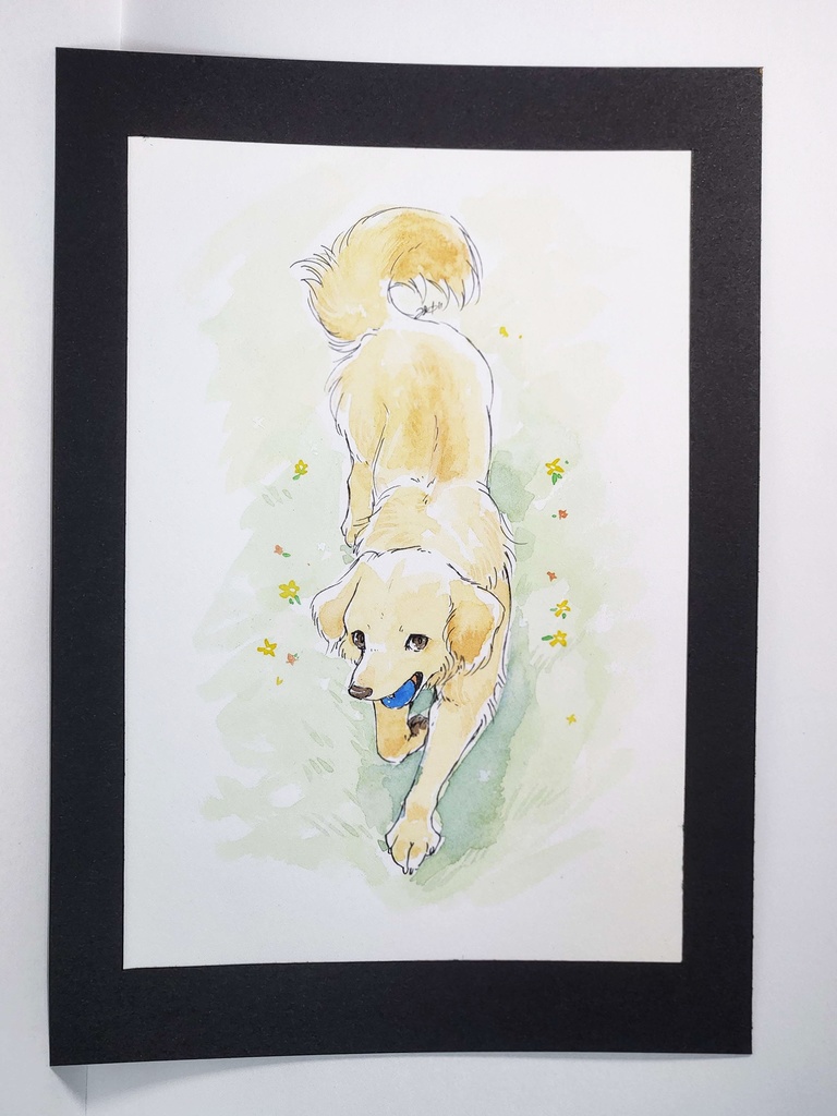 原画　犬３