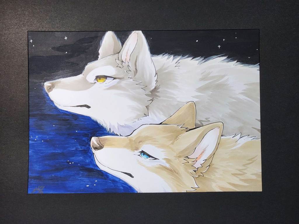 原画　狼さんズ