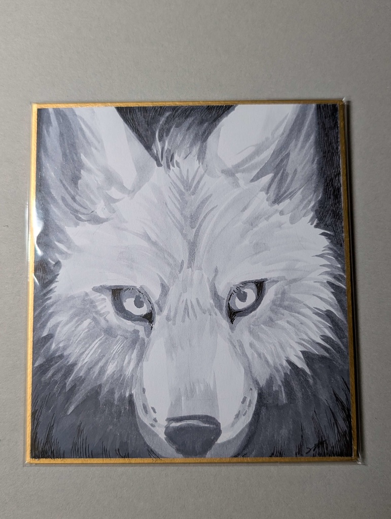 小色紙　獣