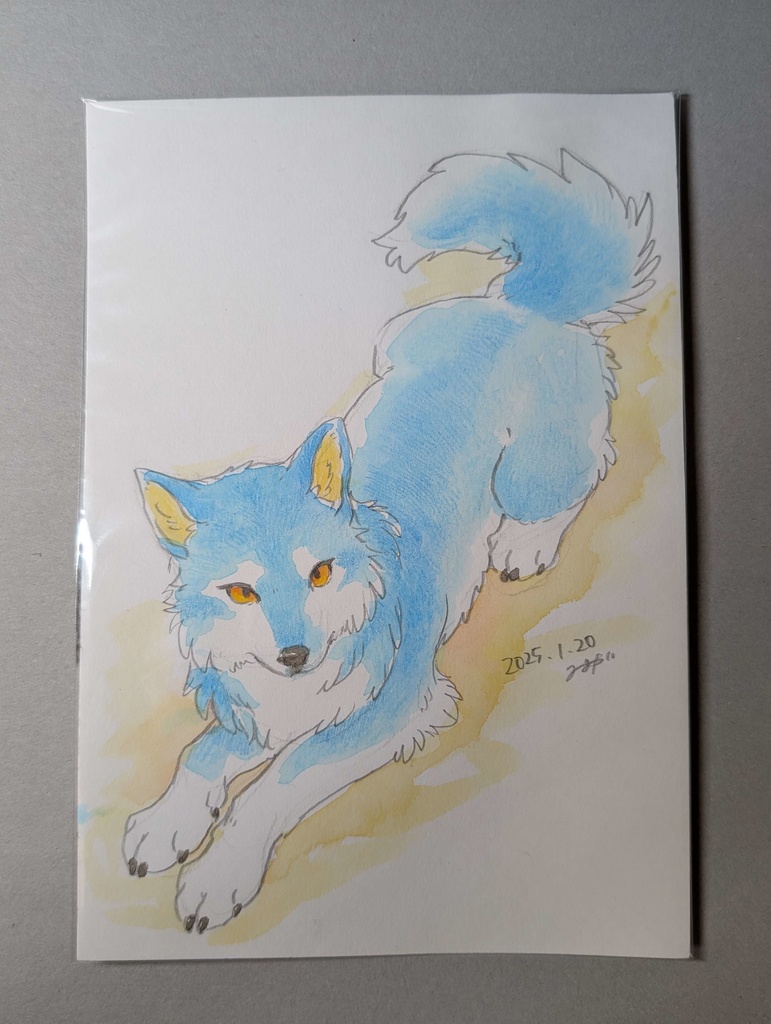 原画　青狼