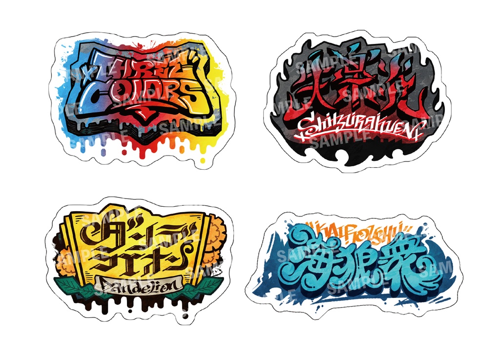 THREECOLORS　ステッカー