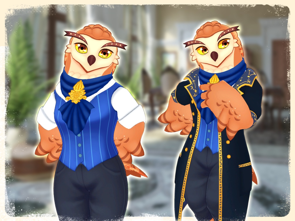 [VRChat Avatar] Azio the Owl - HTDuy - 2/7