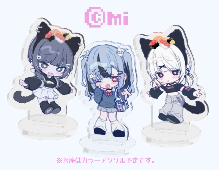 ミニアクリルフィギュア(4cm)