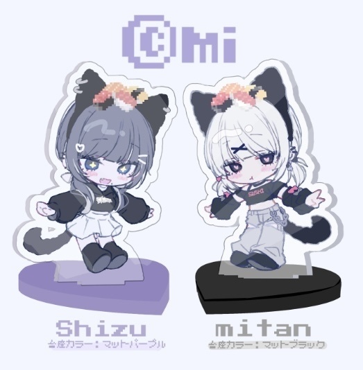 ミニアクリルフィギュア(4cm)