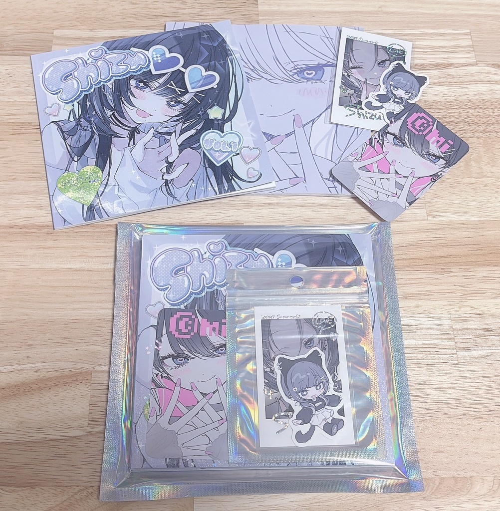 【10月中旬発送】イラスト集《 shizu vol.1 》+ メイキングBOOK/メイキングBOOK単体