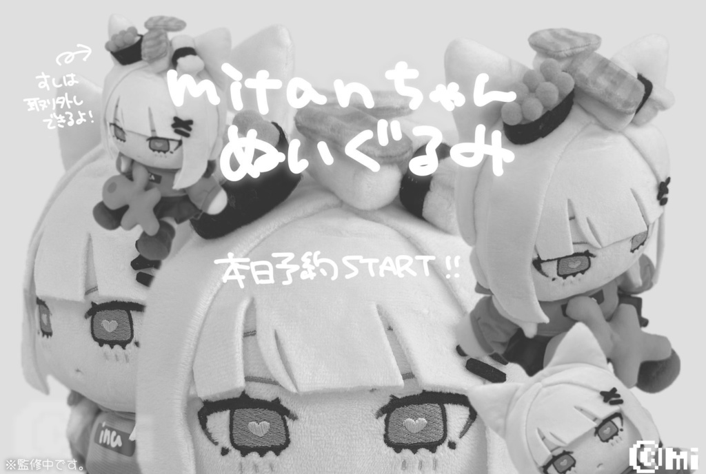 【完売】🖤mitanちゃんぬい🩷