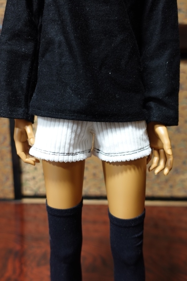 ホットパンツ（コーデュロイ ホワイト）