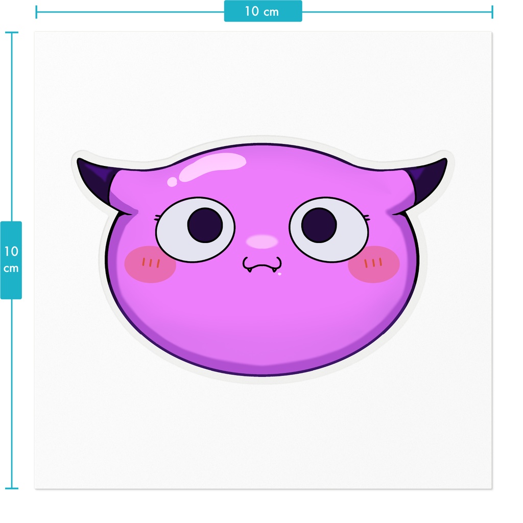 本体ちゃんステッカー「通常ver/ぷく~ver」