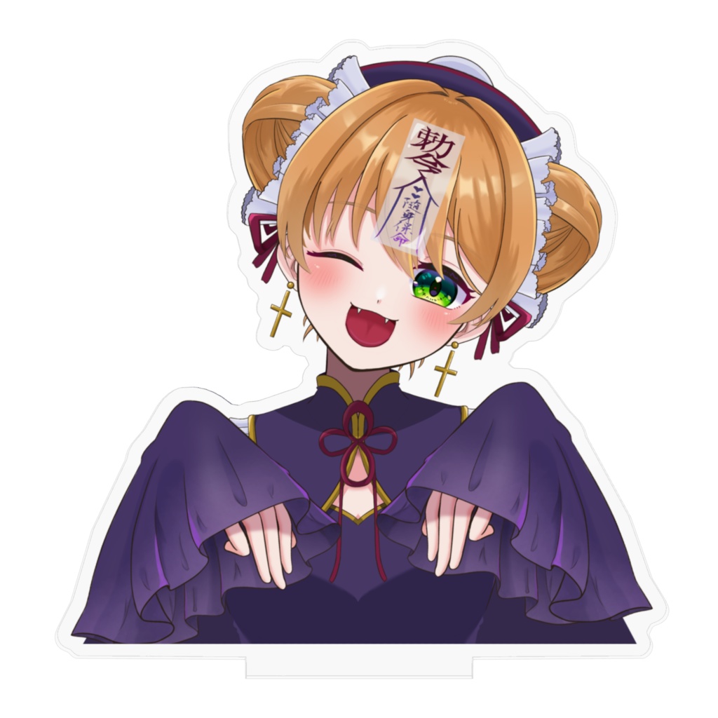 【ハロウィングッズ】キョンシーころろちゃんアクリルスタンド