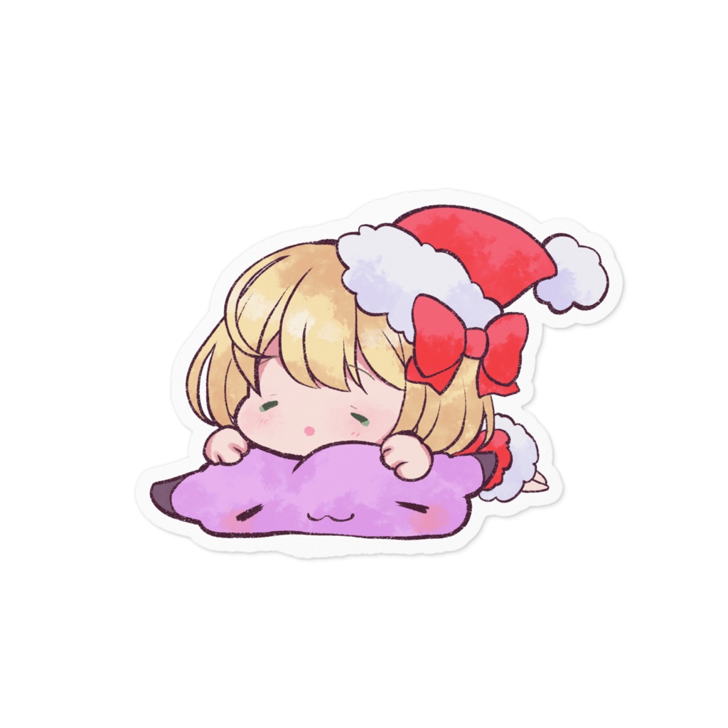 【クリスマスグッズ】ころサンタステッカー ~2種~