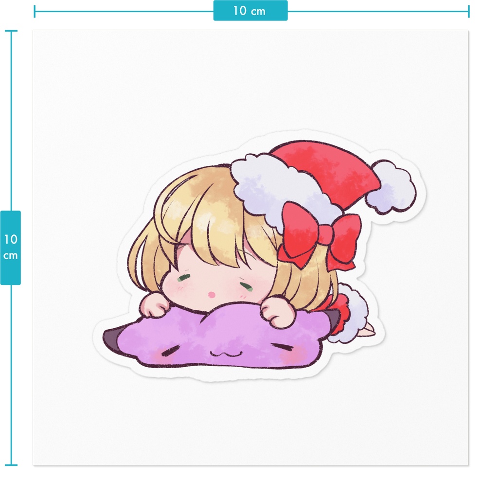 【クリスマスグッズ】ころサンタステッカー ~2種~