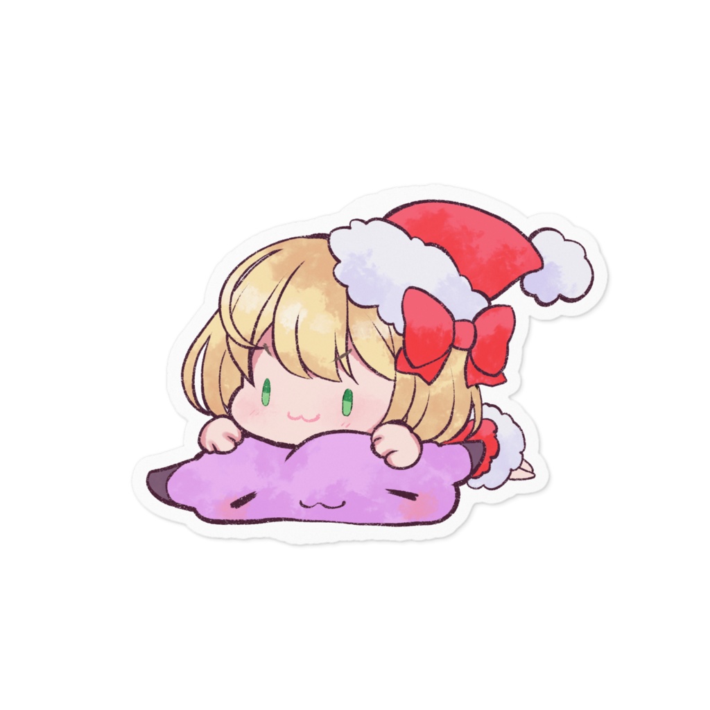 【クリスマスグッズ】ころサンタステッカー ~2種~