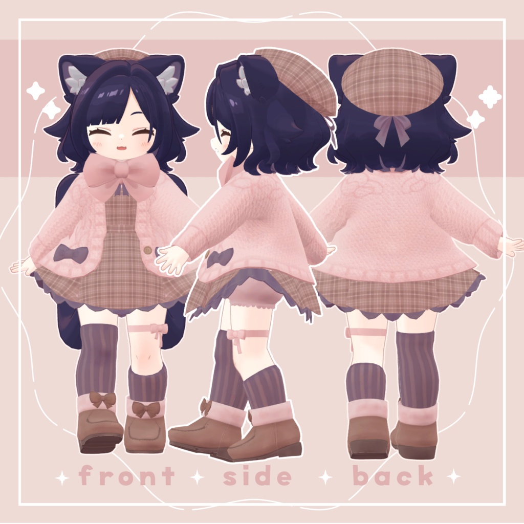 【まめふれんず&えも研対応】あったかリボン🎀