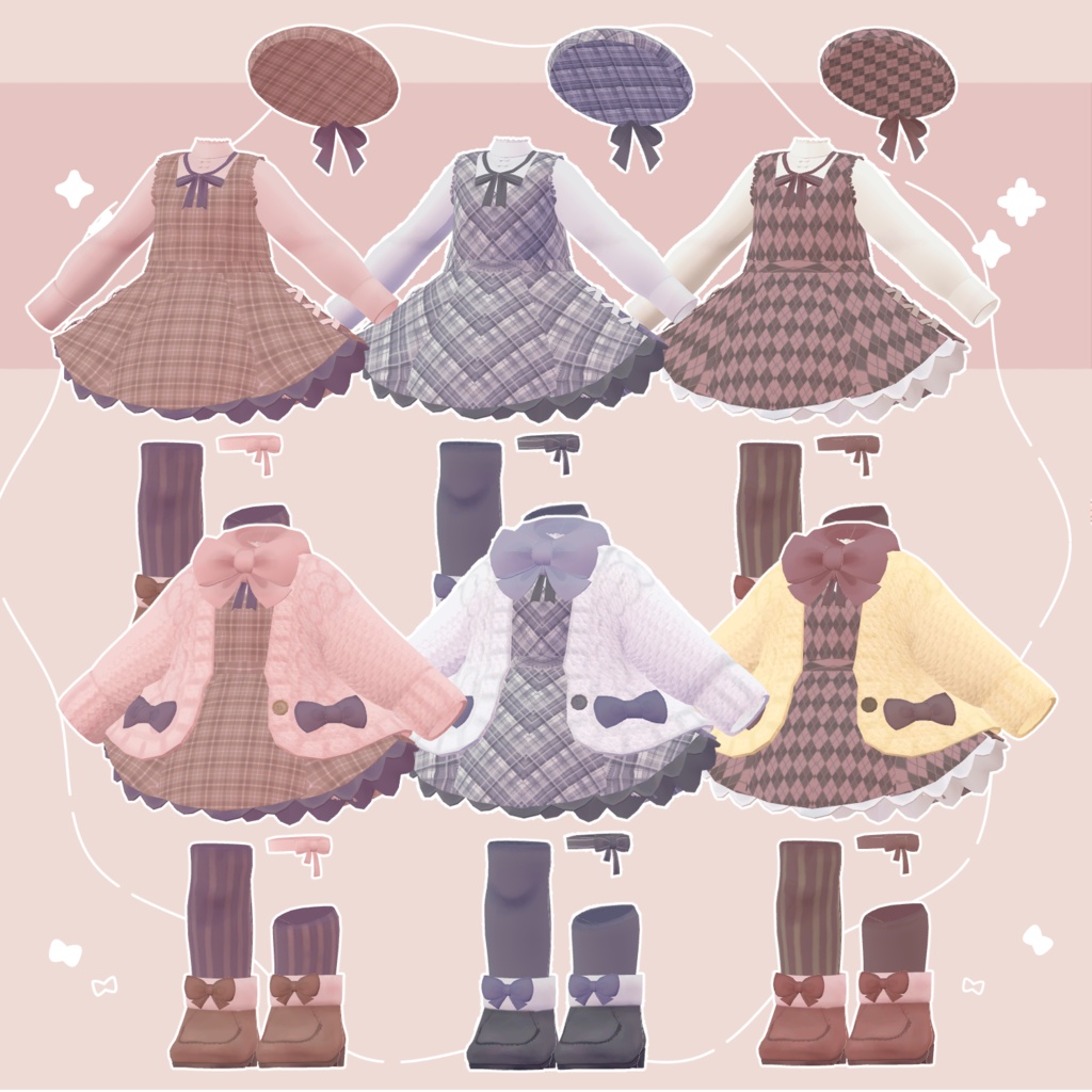 【まめふれんず&えも研対応】あったかリボン🎀