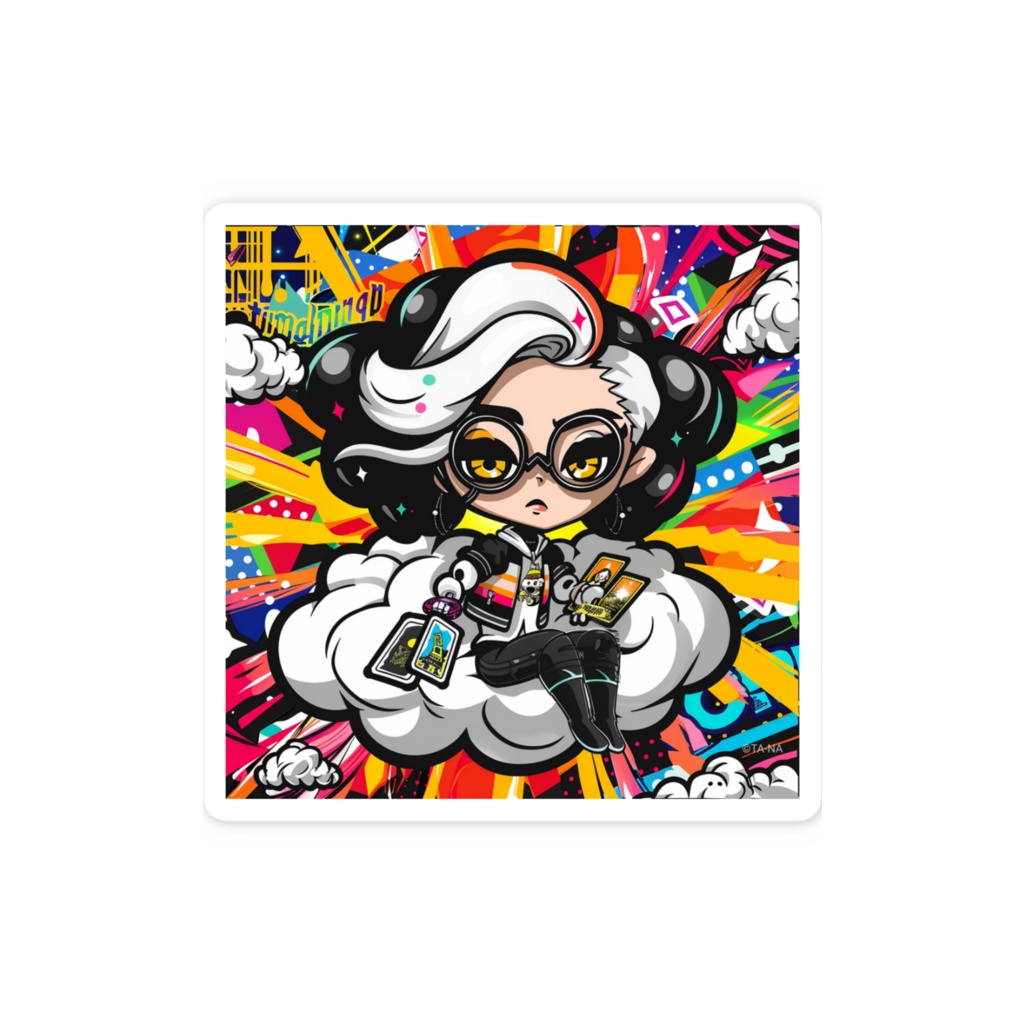 《クモノミコ ver.01》 〜占いが得意なポップでファンキーな雲の精霊〜