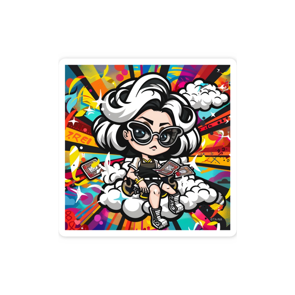 《クモノミコ ver.01》 〜占いが得意なポップでファンキーな雲の精霊003〜