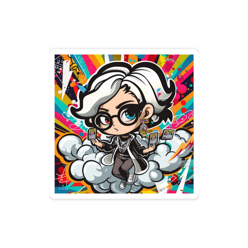 《クモノミコ ver.01》 〜占いが得意なポップでファンキーな雲の精霊004〜