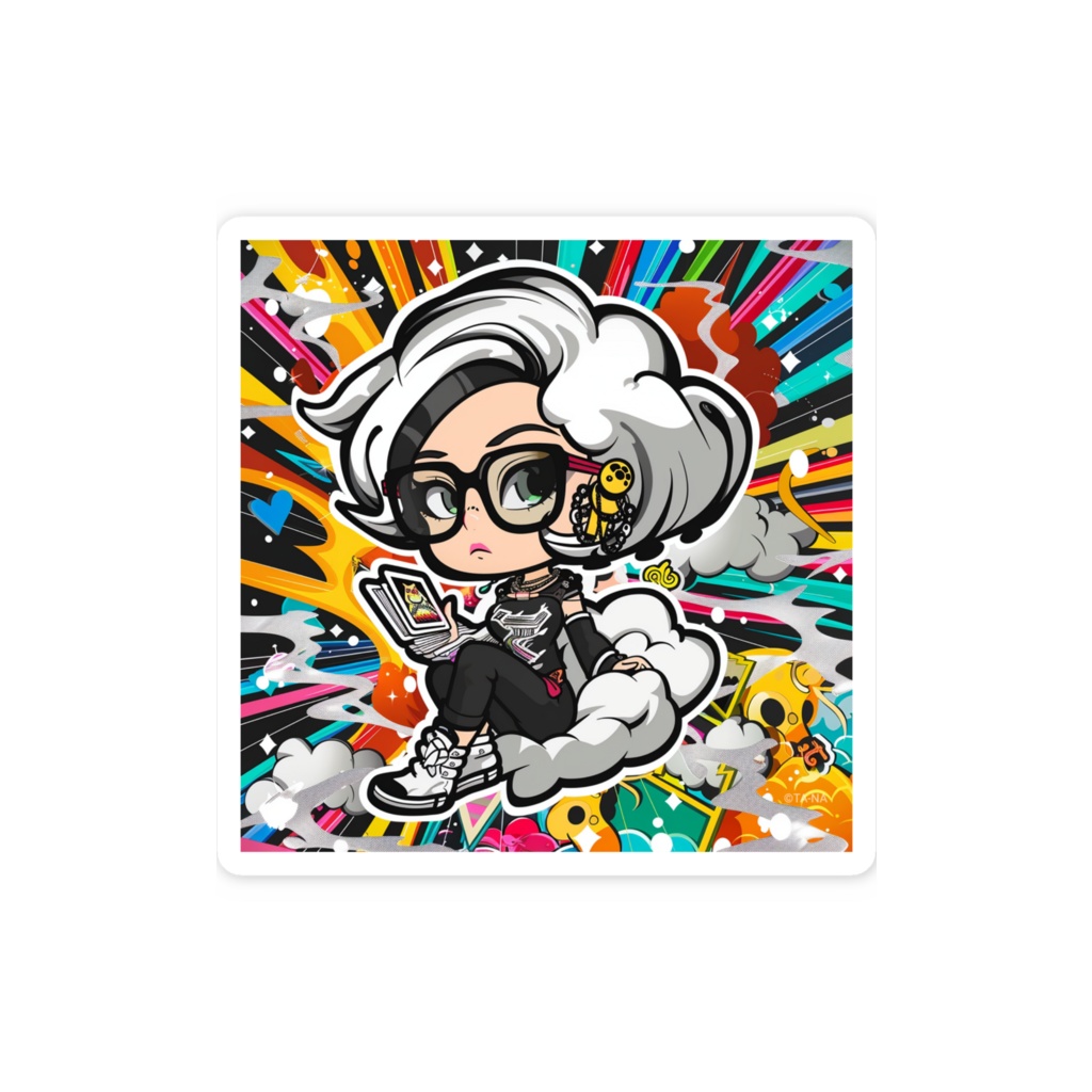 《クモノミコ ver.01》 〜占いが得意なポップでファンキーな雲の精霊005〜