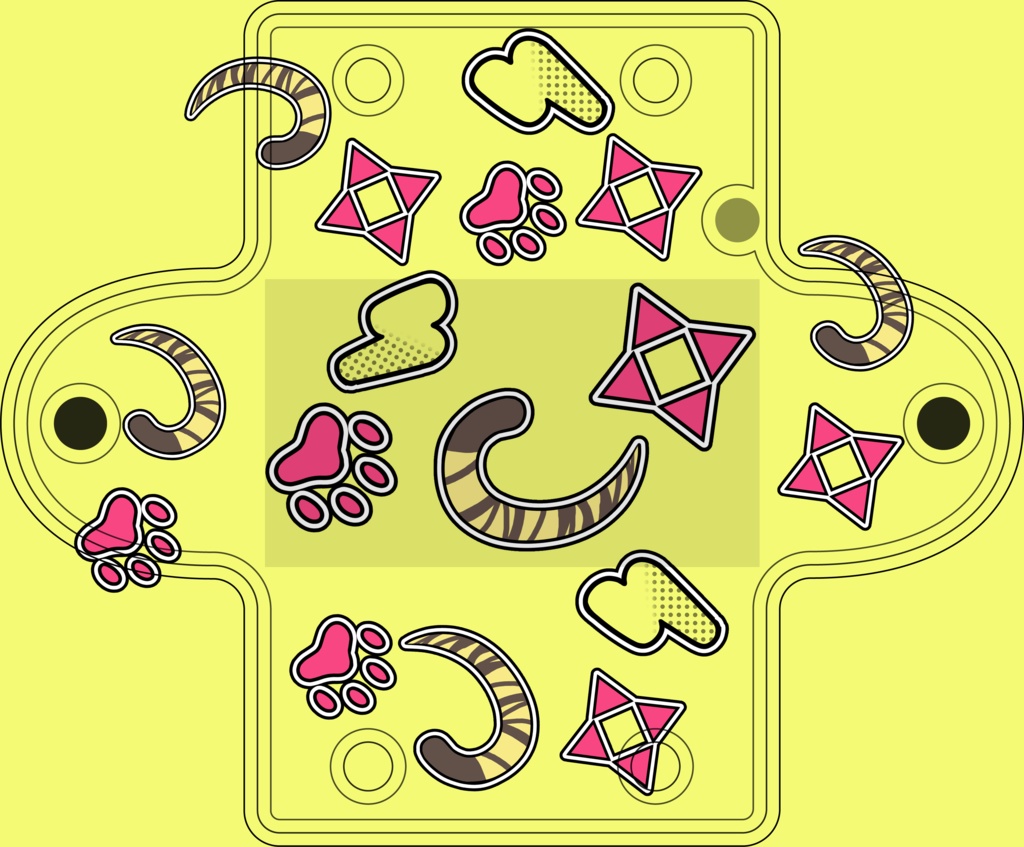 PVC長方形ケース~うる虎がーるver~