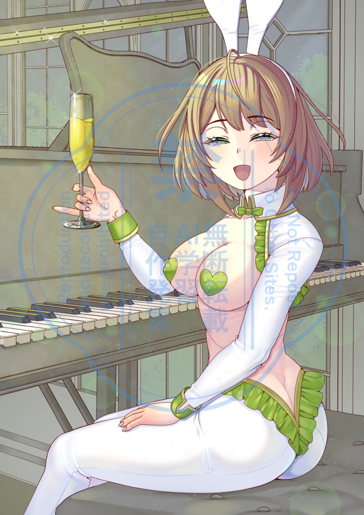 あおぎり高校の逆バニー本