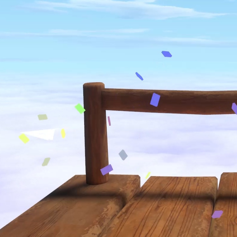 【無料・MA対応】VRChat向け 紙飛行機パーティクル【Android(Poor rank)対応】