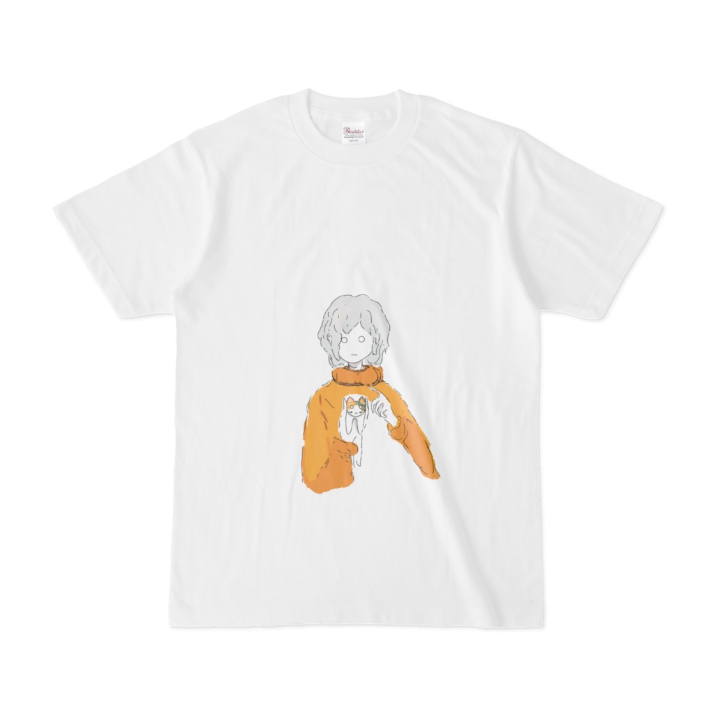 cat&girlTシャツ
