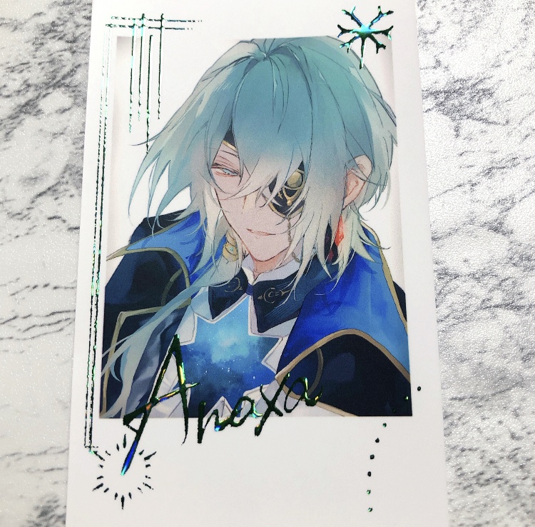 HSR 箔押しチェキ風カード