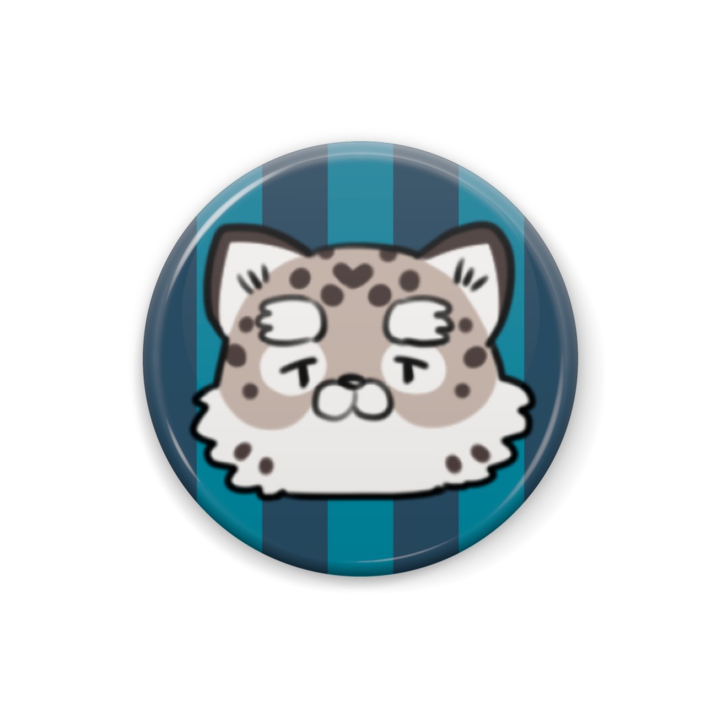 缶バッチ＊斑雪がぶお