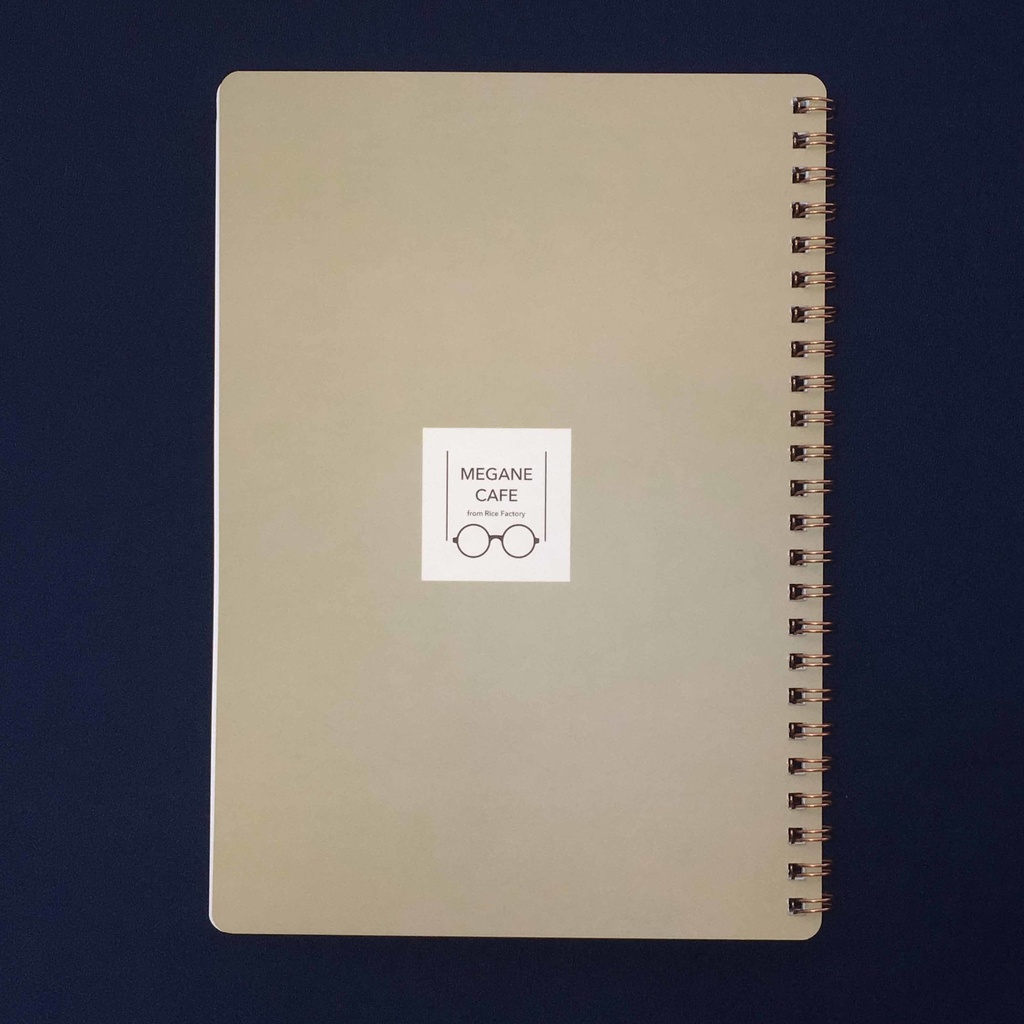 【残り1点】眼鏡カフェ メニュー風リングノート(A5)